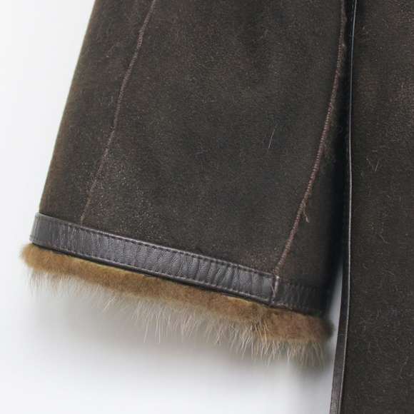 Yves Salomon *Reversible* Sheared Mink/Suede Coat, size 38. *Worn twice* - Picture 14 of 16